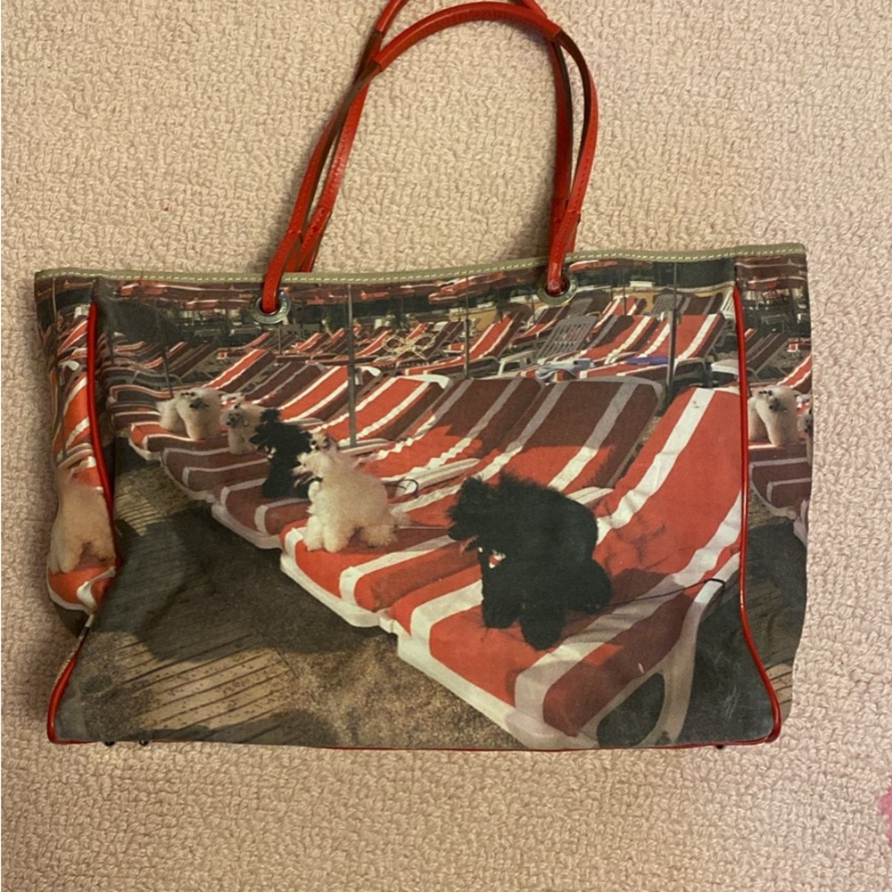 Anya Hindmarch Tote - Poodles Lounging on the Beach